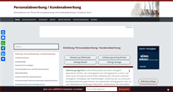 Desktop Screenshot of personalabwerbung.ch