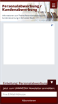 Mobile Screenshot of personalabwerbung.ch